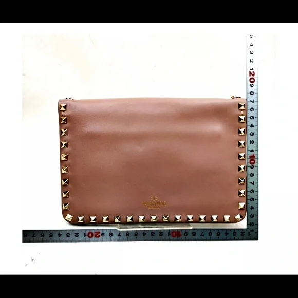 Auth VALENTINO Garavani Shoulder Bag  Pink Leather 1731451 - Picture 15 of 16